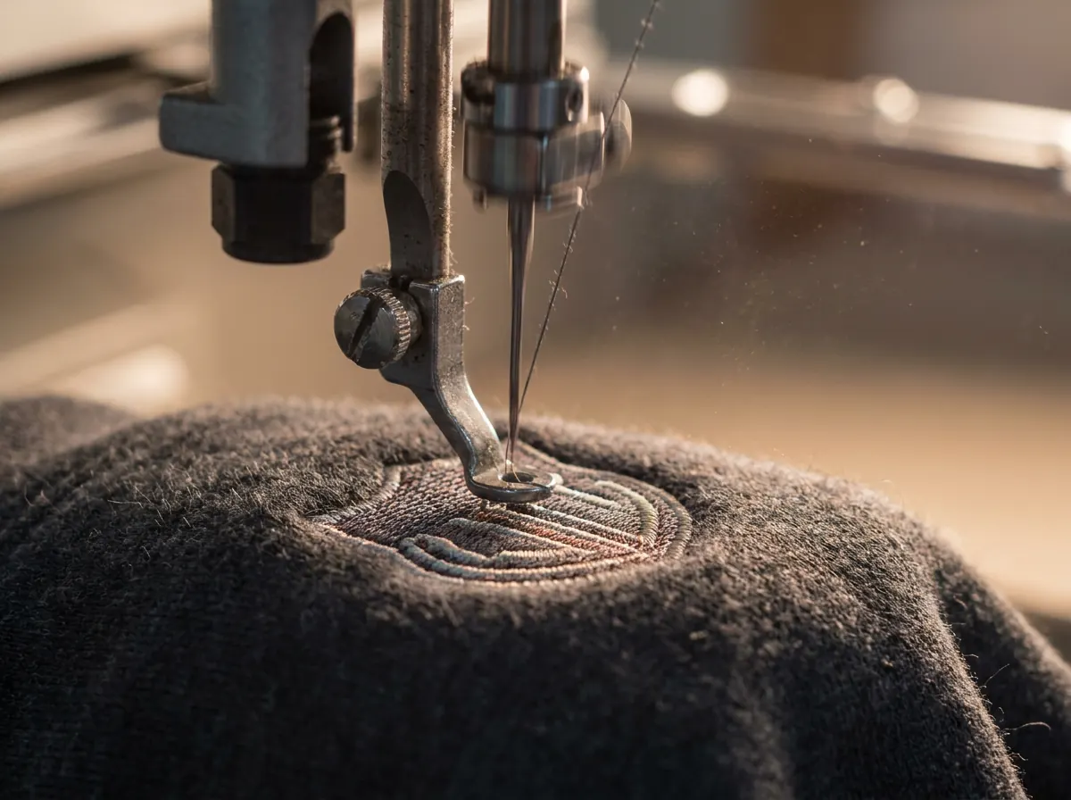 Illustrative custom bag and towel production process